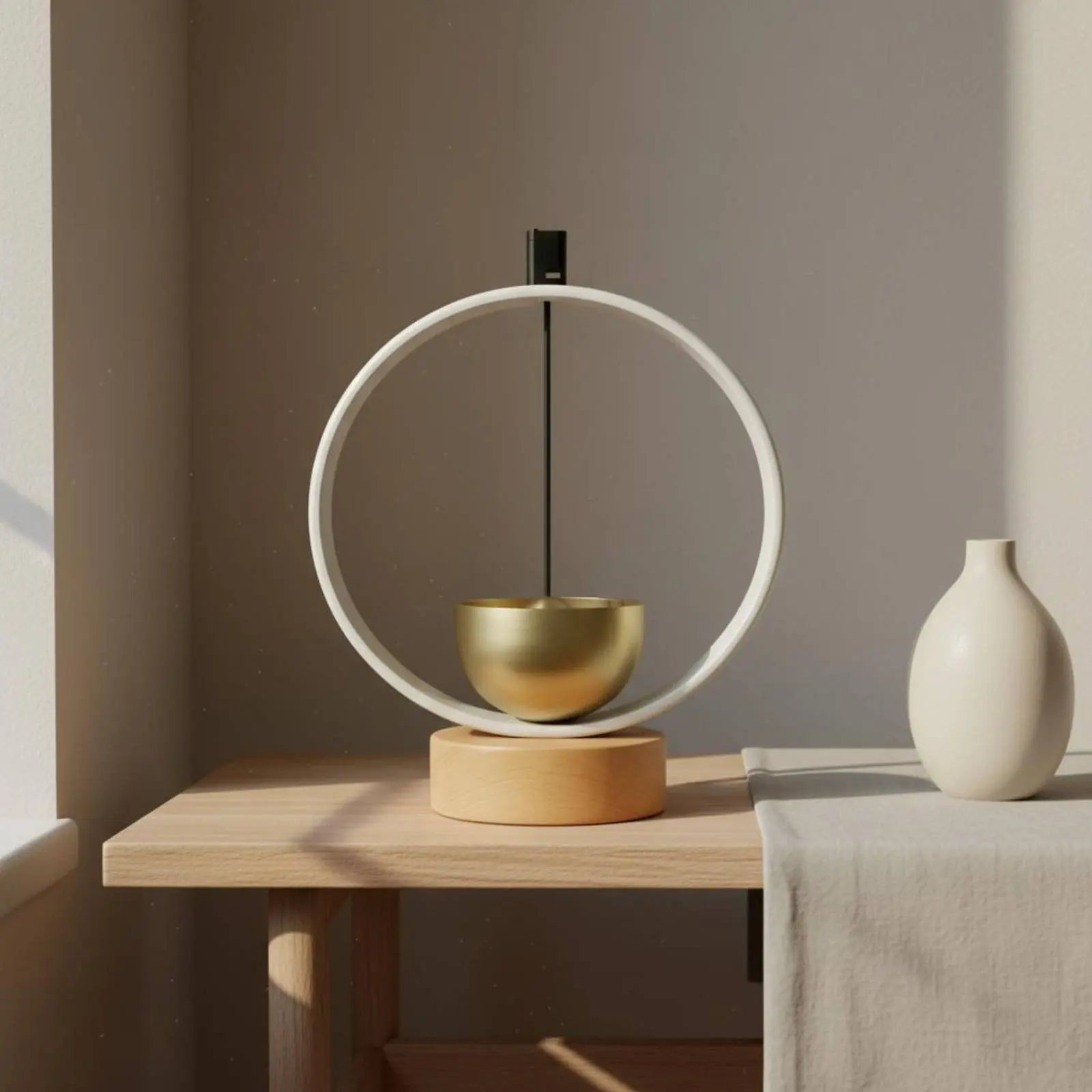 Meditative Meditation Instrument Clear Tone Brass Mindfulness Sound Bowl Mindfulness Sound Tool Soothing Sounds House Decoration