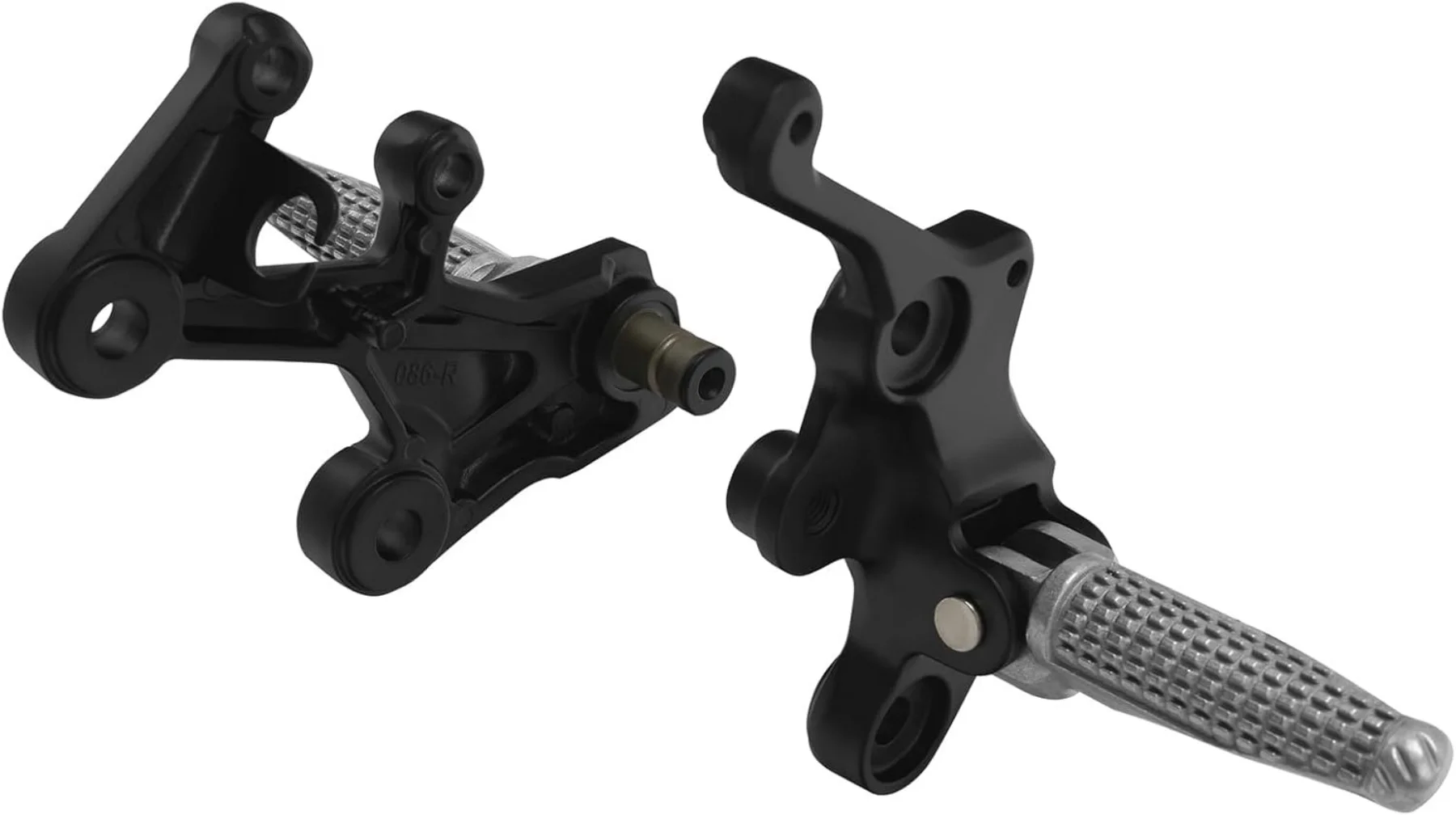 

Motorcycle Front Driver Foot Pegs Bracket Footrest Set For Kawasaki Ninja 400 Z400 Ninja 500 Z500