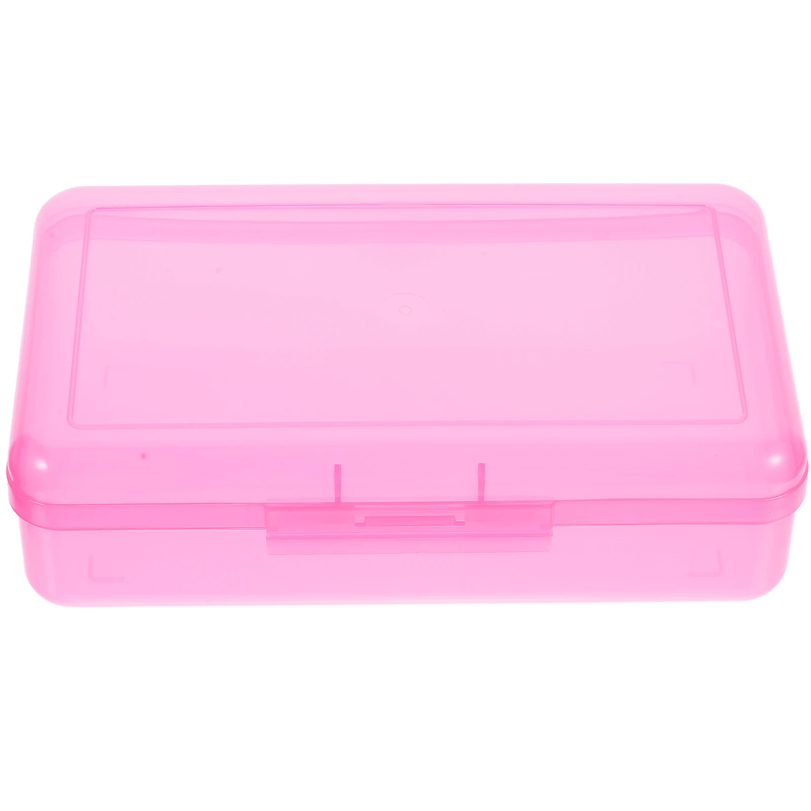Plastic Stationery Storage Box Large Capacity Pencil Case Yellow Color Desk ganizer Pen Holder School Supplies