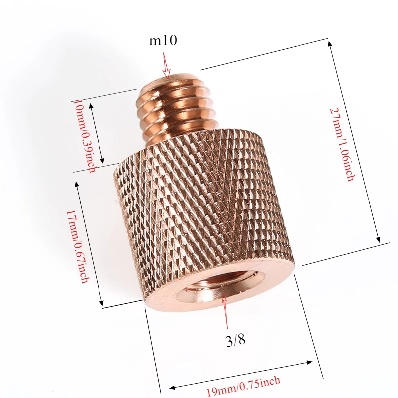 M10 naar 3/8 connectoradapter voor JPC-antenne - afbeelding 1