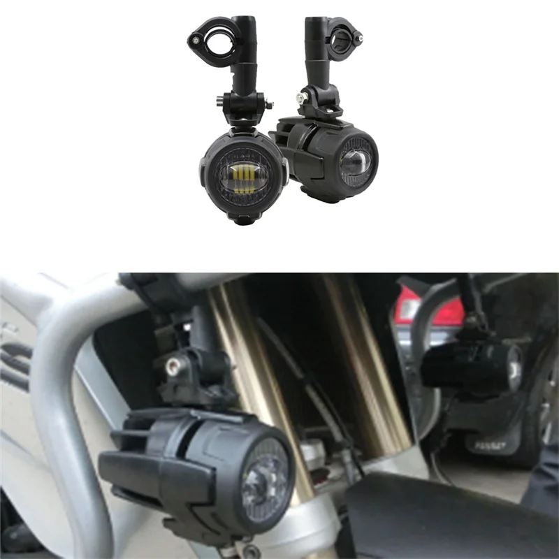 AT44 - Nowa motocyklowa lampa pomocnicza 12V 22mm, bezpośredni montaż, światło przeciwmgielne do BMW Waterbird