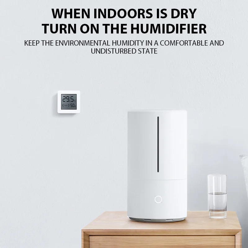 Cozylife Mini LCD Digital Thermometer Hygrometer Indoor Room Temperature Humidity Meter Sensor Gauge Weather Station for Home