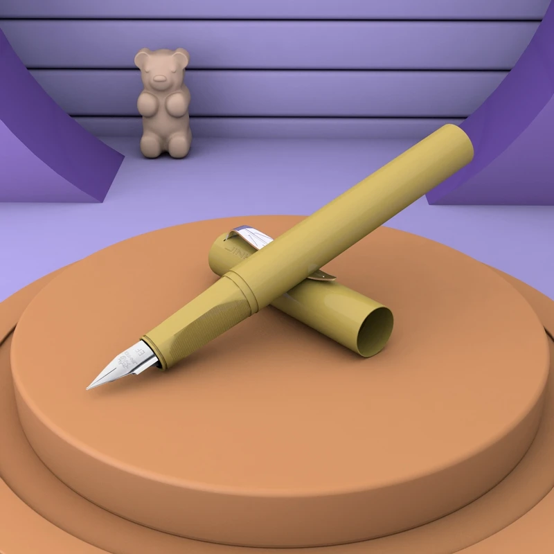 New Pattern JINHAO Fountain Pen Open Nib EF 0.38mm Tip Daily Handwriting Practice Stationery for Both Male and Female Students