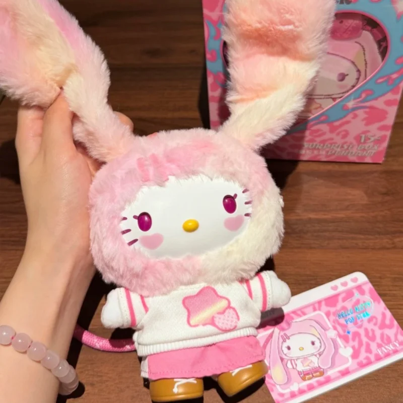 

Новое поступление, оригинальная серия Hellokitty Pop Star, модная слепая коробка, милая игрушка-подвеска, кукла для девочки, украшение на день рождения, подарок на складе