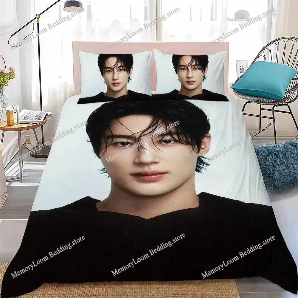 Korea Actor Byeon Woo-seok Duvet Cover Set Home Style Bedding Soft Laundry Cotton Bed Four Seasons Student Dormitory Luxury Gift
