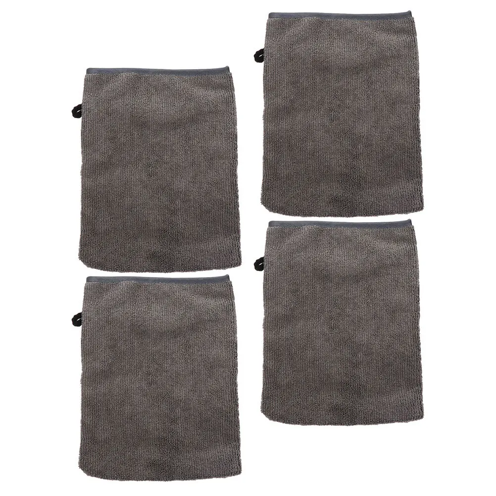 4Pcs Facial Cleaning Gloves Reusable Makeup Remover Mitts Soft Comfortable Household Face Mitts Portable Convenient Makeup