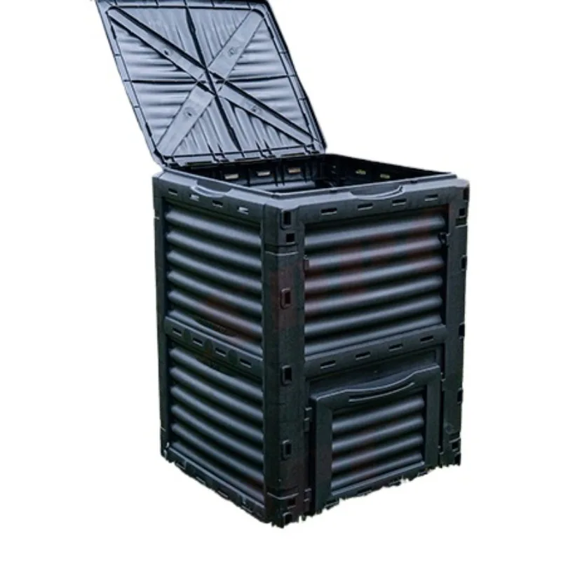 Large Capacity Garden Compost Bin Vertical Bottomless Fertilizer Fermentation Box Outdoor Backyard Kitchen Waste Compost Bucket