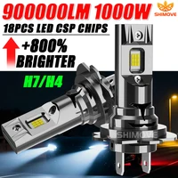 Bombilla LED CANBUS H7 H4 900000LM superbrillante 9003 HB2 6000K luz Led para coche inalámbrico automóvil motocicleta diodo faro lámpara