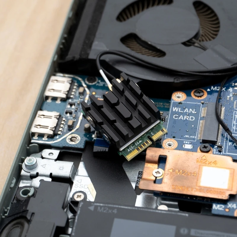 مشعات M.2 SSD 2230 SSD تبريد الهواء بالوعة الحرارة غرفة التبريد النشطة مروحة التبريد SSD دروبشيب