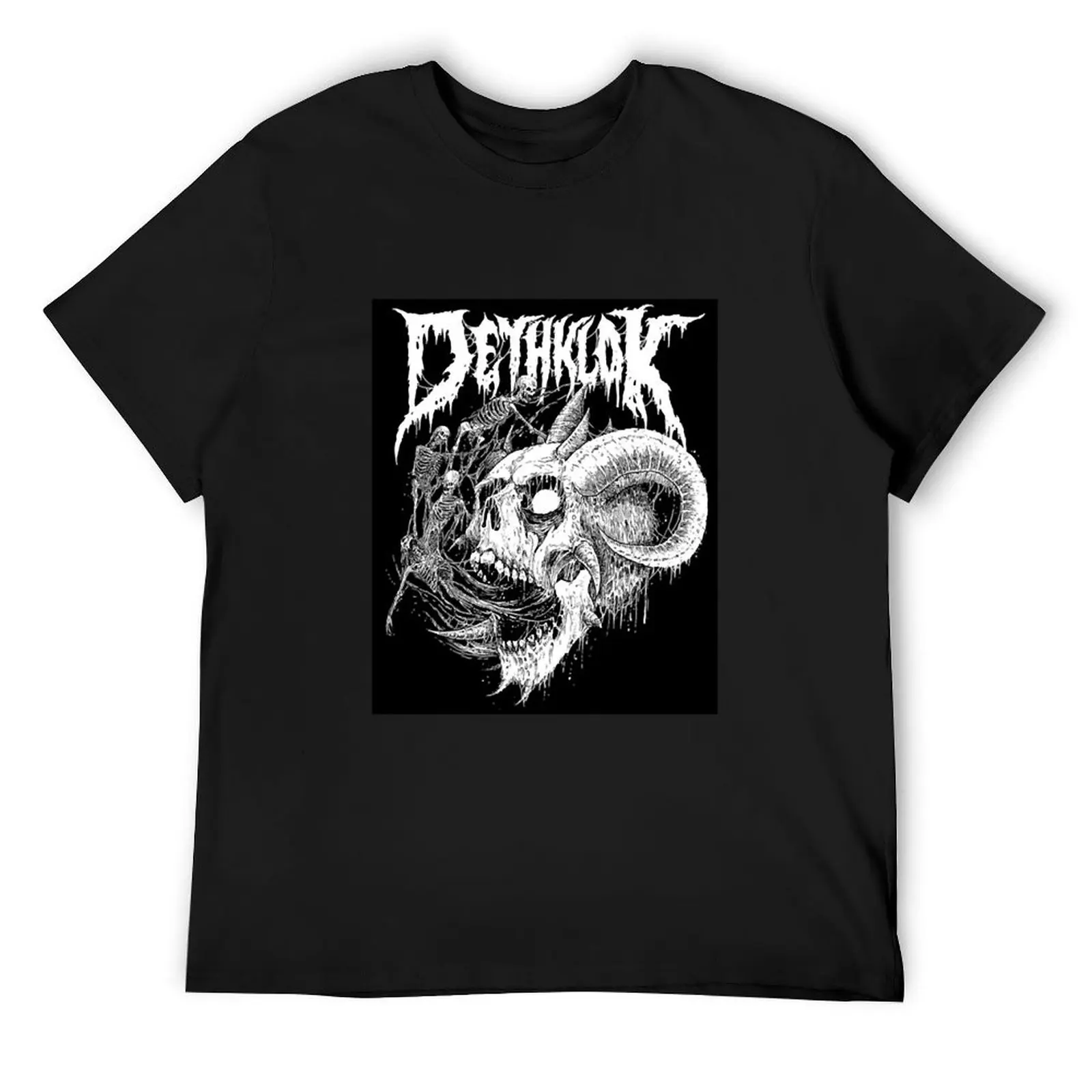 best skull logo rock band dethklok mestikoemelu Graphic T-Shirt graphics anime stuff vintage anime shirt plain t shirts men