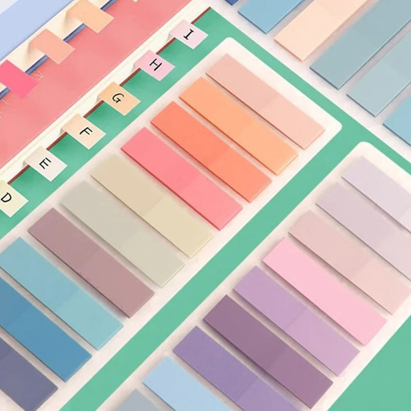 Multicolor Transparent Fluoreszierende Index Tabs PET Pfeil Flags Sticky Note Für Seite Marker Planer Aufkleber Büro Schule