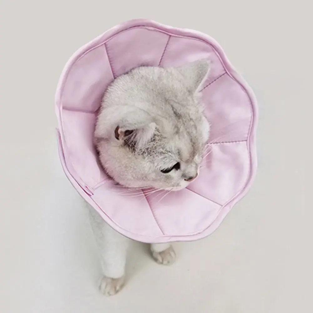 

Adjustable Cat Anti-licking Circle Protective Lightweight Pet Cone Collar Anti-Slip Comfortable Pet Recovery Cone Recovery