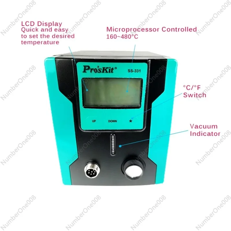 SS-331 SS-331H ESD LCD Digital BGA Electric Tin Suction Pump Desoldering Suction Electric Absorb Sleeping Function 160 - 480℃