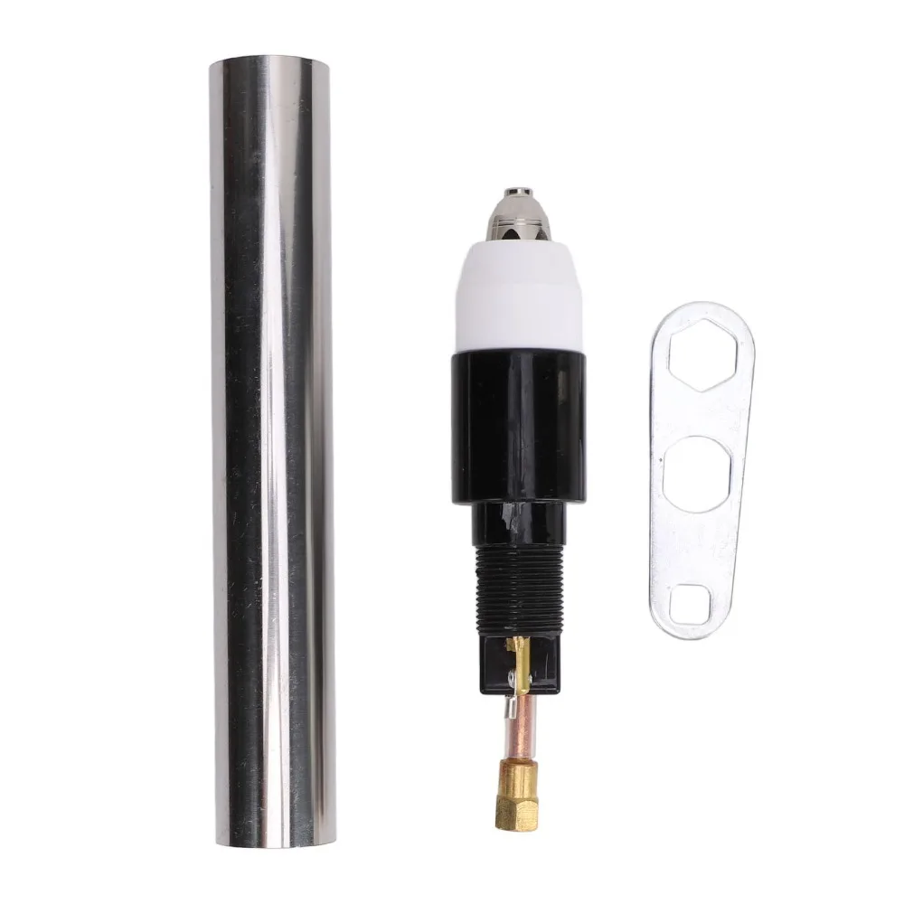 3pcs Stainless Steel Plasma Cut Torch Head 10A-80A 1in Cutting Thickness Plasma Cutter Torch Head Straight Handle P80