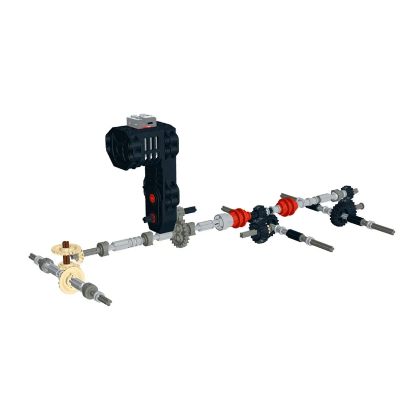 MOC-160225 New Classic Cargo Truck with Winch Building Block Model, 1093 Pieces, Birthday Toy Gift for Boys and Children