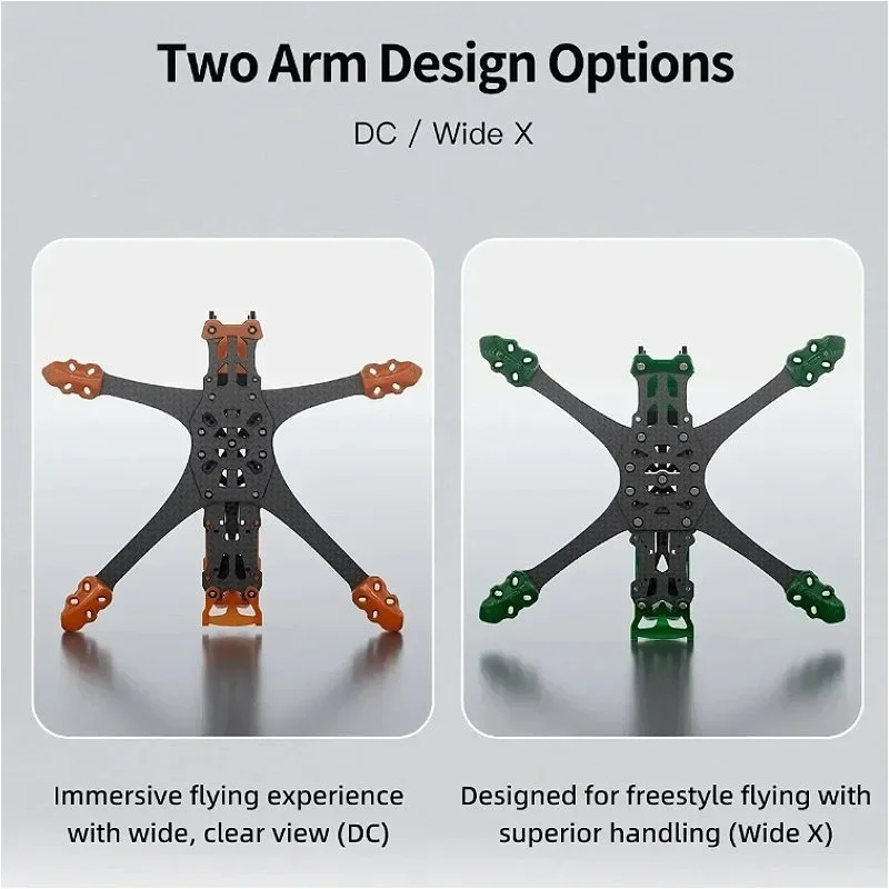 Geprc GEP-MK5 o4 pro dc mark5 wide x frame 5 Polegada fibra de carbono rc fpv quadcopter helicóptero peças acessórios de reposição