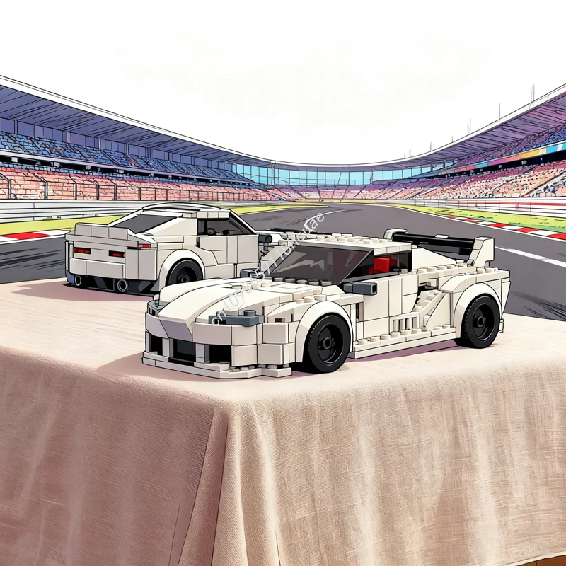 

954pcs MOC Widebody Toyota Supra Combo Pack City Model Festivals Gifts Building Blocks Assemble DIY Creative Brick Toys Birthday