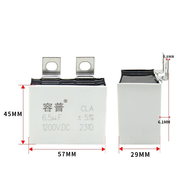 

Неполярный конденсатор CLA1200V 2,5 UF 6,5 UF 10UF 20UF 30UF 40UF 50UF IGBT, нечувствительный, поглощающий тонкую пленку