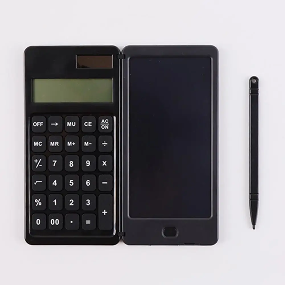 Scientific Calculator Display Calculator Portable Multifunction Calculator with Erasable Writing Tablet 10 Digits Lcd for Office