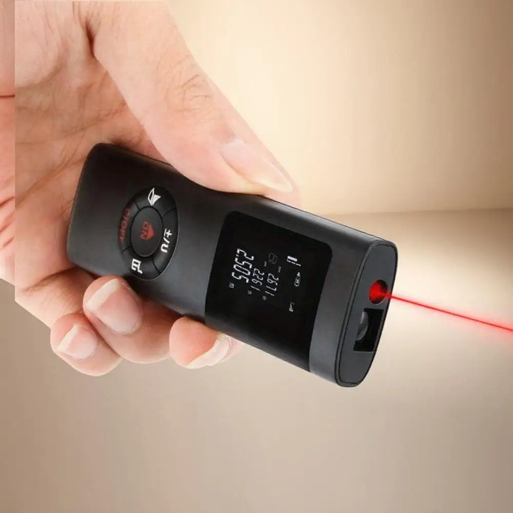 

Лазерный дальномер 40 м/60 м, высокоточный USB перезаряжаемый цифровой измерительный инструмент для проектов DIY и обустройства дома