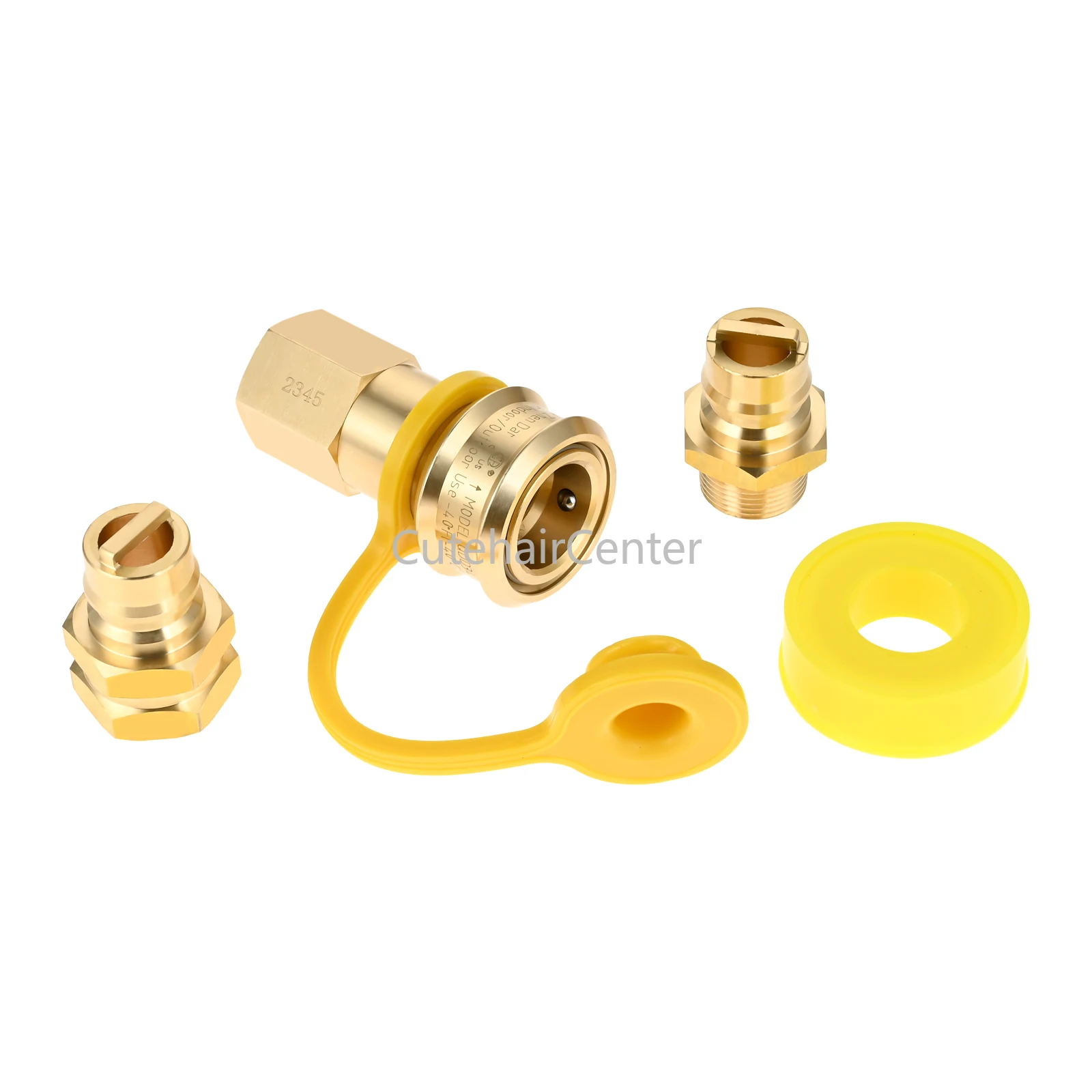 Imagem -06 - Dual Fuel Generator Natural Propano Mangueira Quick Connect Desconectar Acessórios Latão Converter Pipe Npt Thread 4