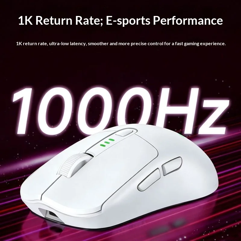 T-Wolf X5 Tri-Mode Wireless Gaming Mouse Rgb Backlit 6 Dpi Levels Type-C Rechargeable Bluetooth 2.4g With Diy Anti Slip Sticker