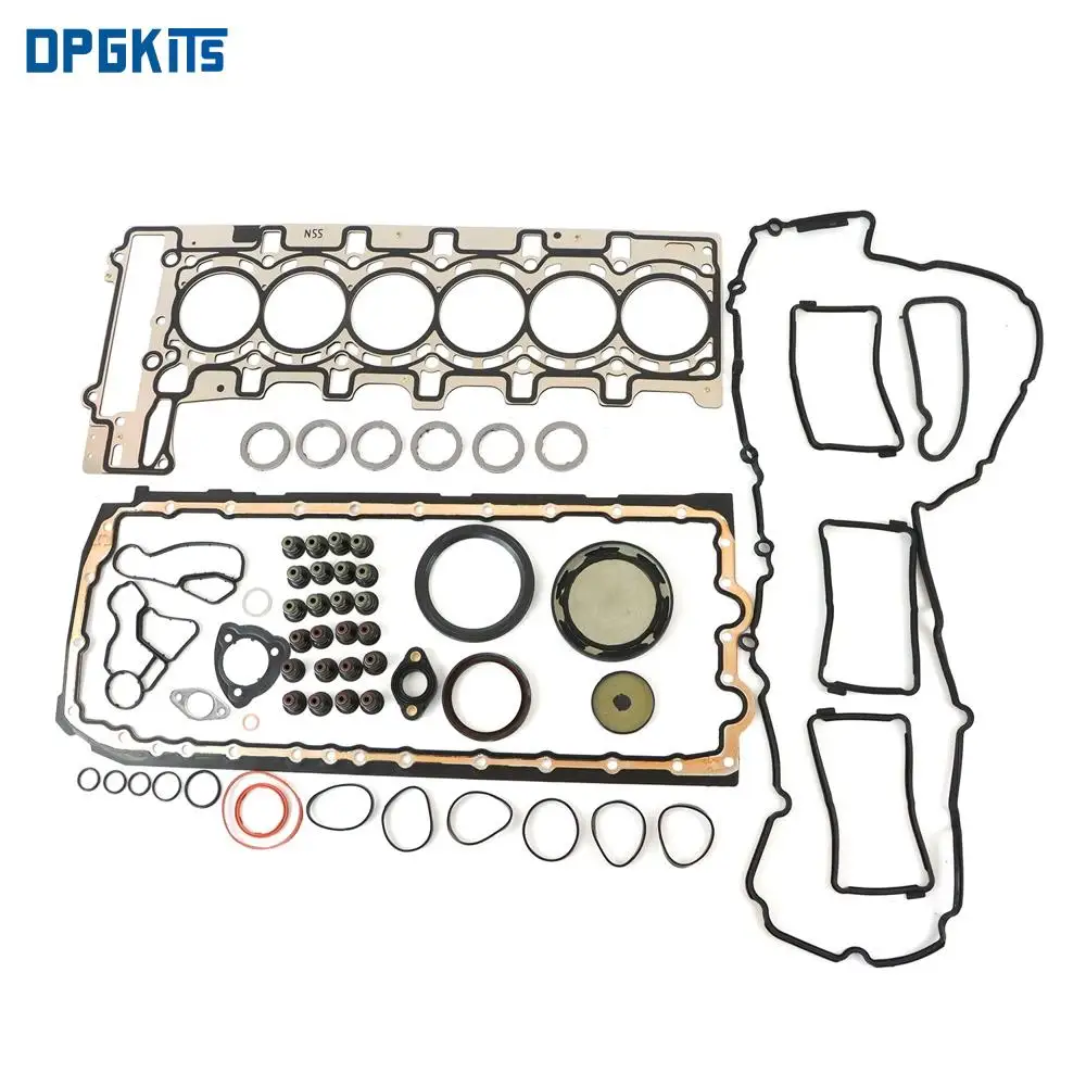 N55 3.0 Auto Engine Overhaul Gasket Kit For BMW 335i X3 X5 X6 E90 F30 F10 F25 E70 E71 1113 7600482 11127599212 11137600482