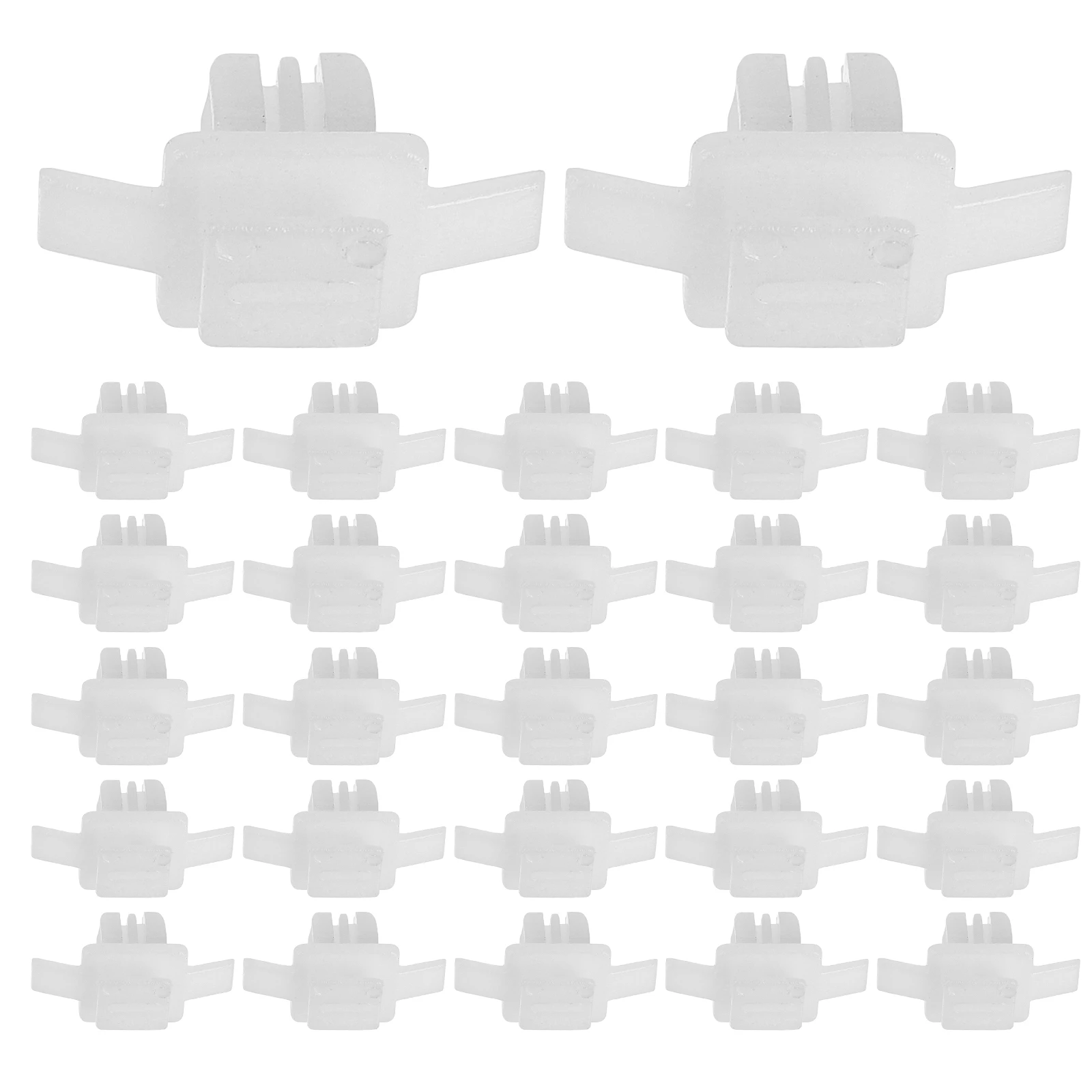 

50 Pcs Wheel Arch Molding Clips Door Panel Retainer Fasteners Arched Replacement Plastic Car Accessories Vehicle Components