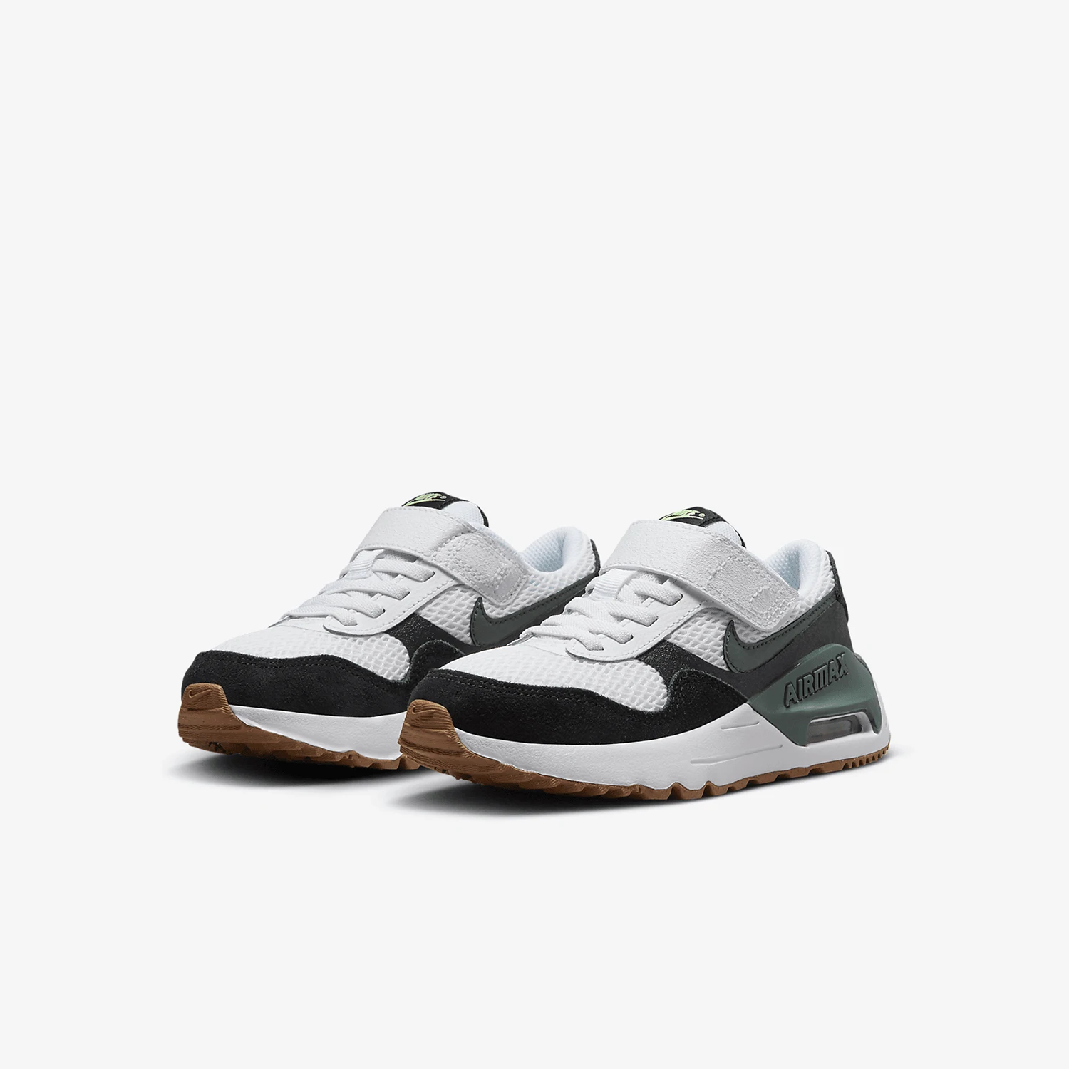 

Оригинальные детские амортизирующие спортивные кроссовки Nike AIR MAX SYSTM на липучке DQ0285-115