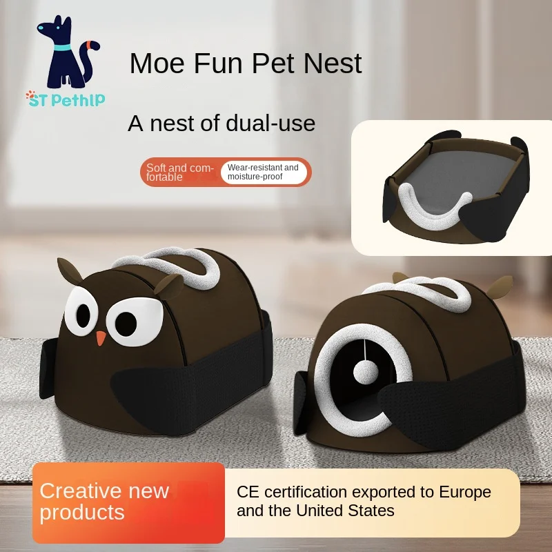 

Customized Dual-Mode Pet Bed, Cat Bed, Cat Pad, Detachable For All Four Seasons, Scratch-Resistant, Detachable And Washable Cat