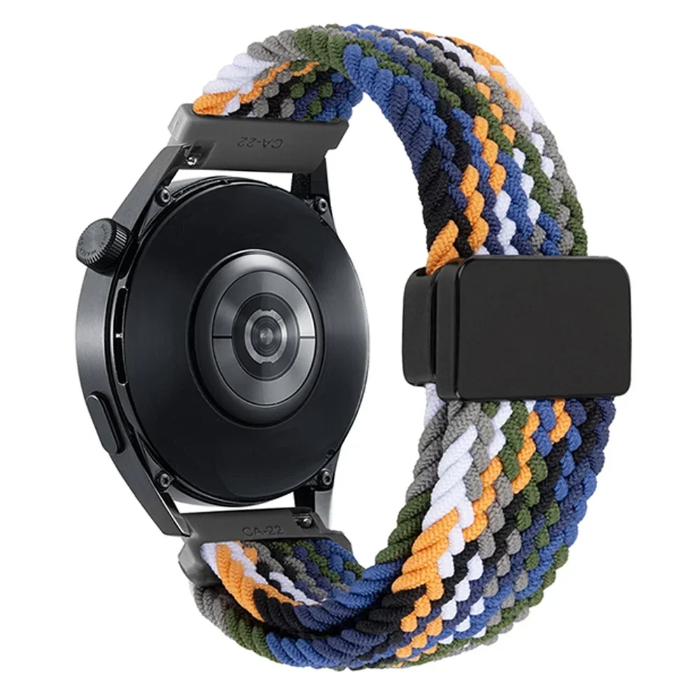 20 Mm Nylon Armband – Compatibel Met Garmin Forerunner 570, Vivoactive 6, Venu Sq 2 En Meer – Parachutesluiting – Wijnrood