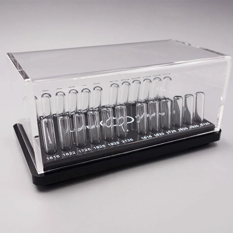 Dental Bow Wire Placement Box - Round Transparent Sorting Container - Dust-Blocking Orthodontic Materials Arch Classification