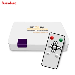 HDMI 호환 RF 변환기 변환기 아날로그 신호 TV 송신기 박스(리모컨 포함) TV 모니터 프로젝터용