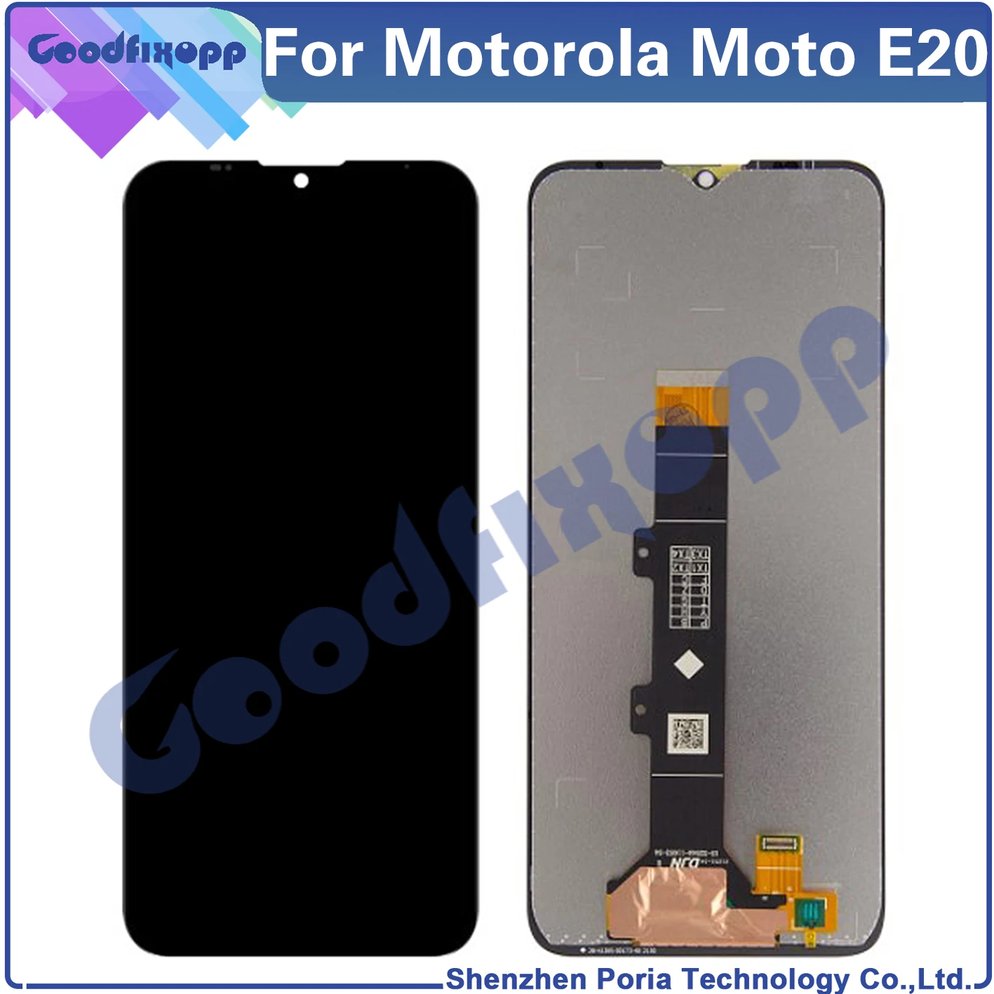 

For Motorola Moto E20 XT2155 XT2155-1 XT2155-3 XT2155-6 LCD Display Touch Screen Digitizer Assembly Repair Parts Replacement