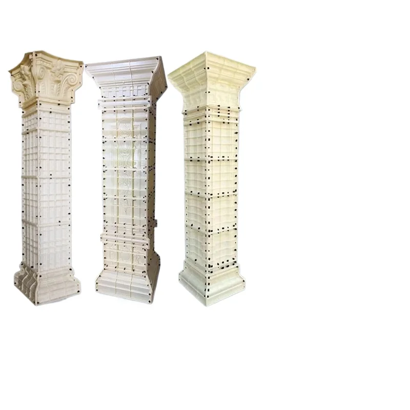 Cast-in-place self-built house villa square column Roman column mold household special decoration gate balcony cement plastic mo