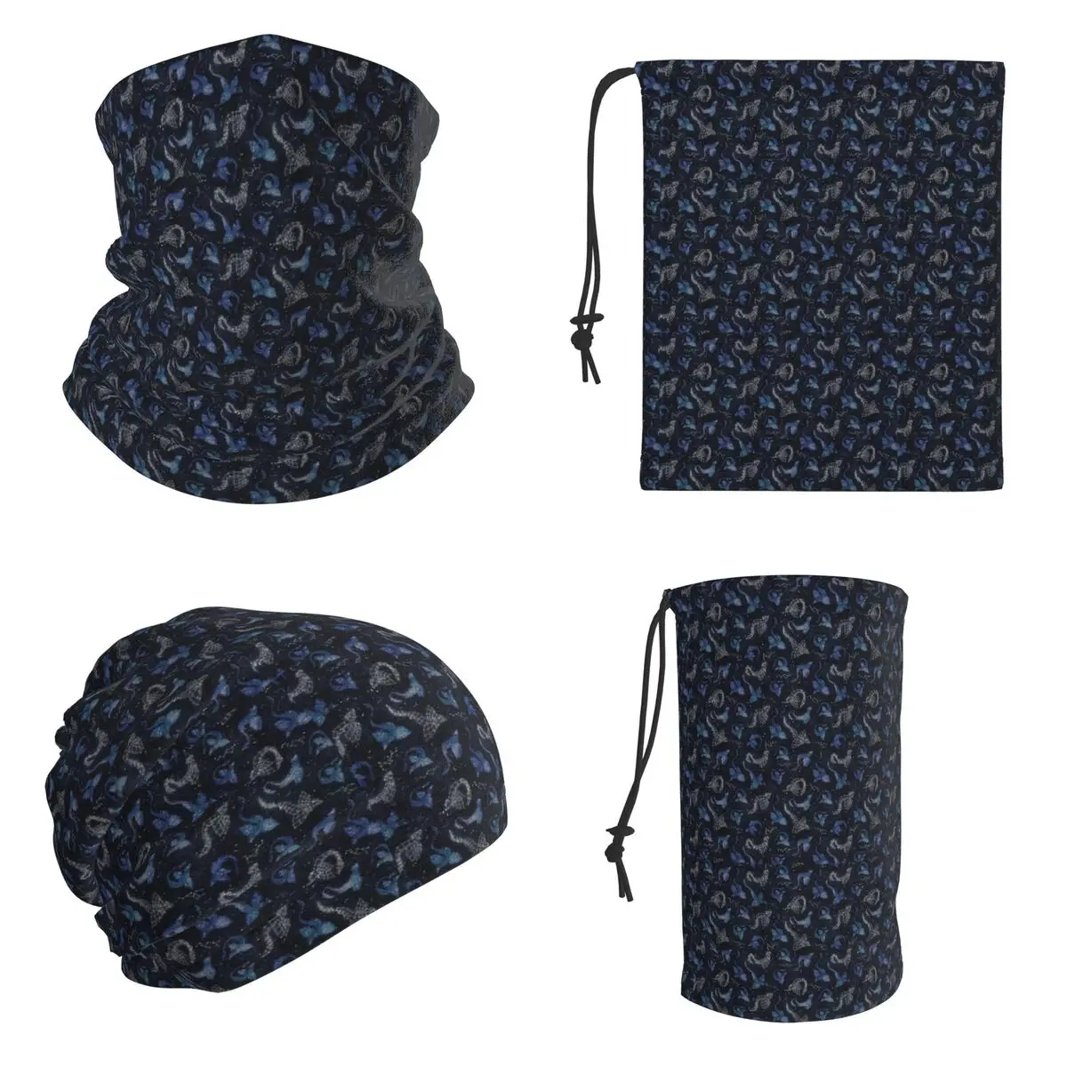 Dragon Star Constellations Bandana Neck Gaiter Printed Wrap Scarf Outdoor Sports Headband Unisex Adult Breathable