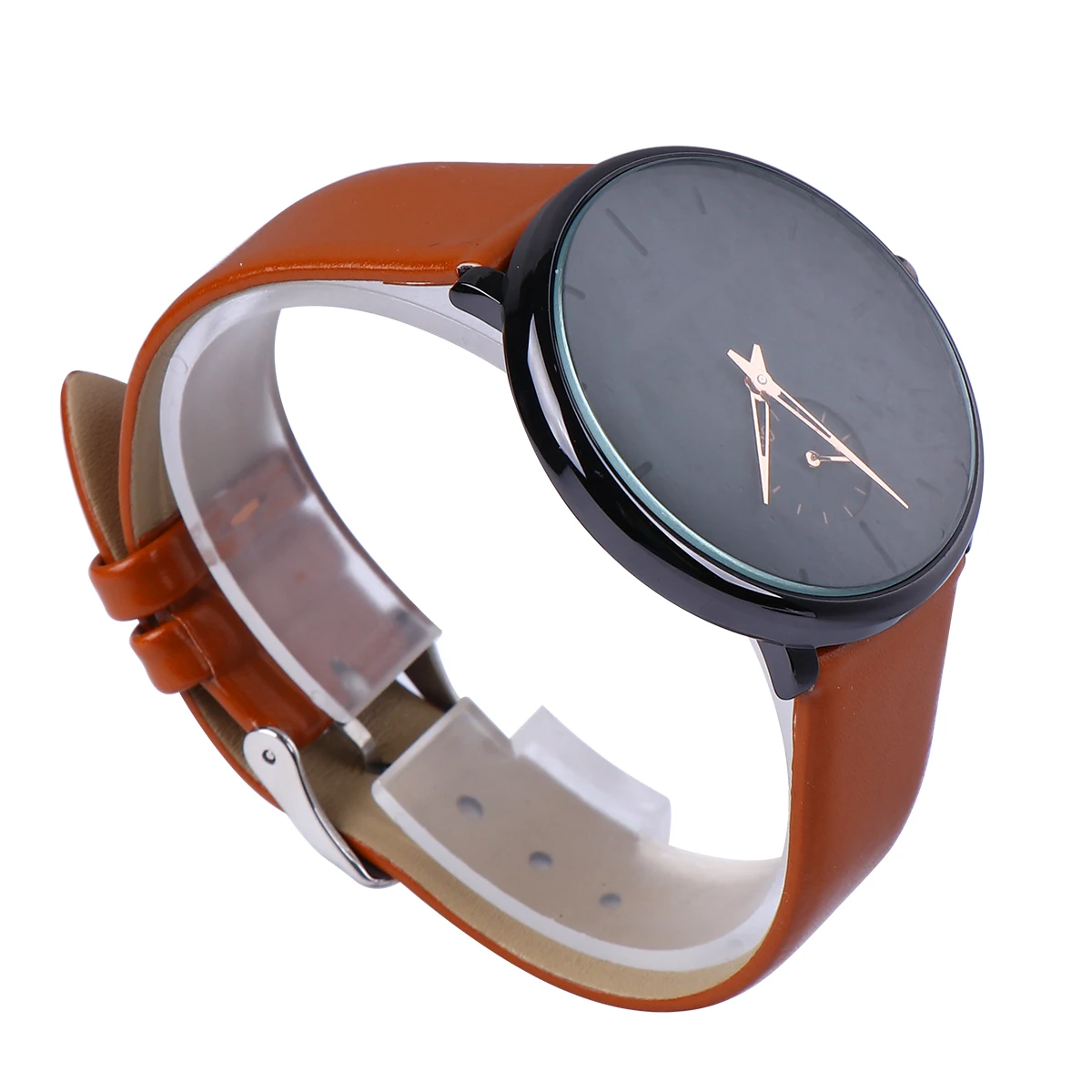

Waterproof Luminous Watch Decorate Elegant for Men Pu Wrist Decoration Fashion