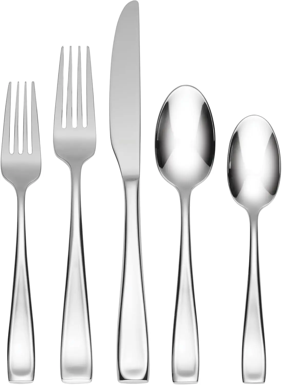 

65-Piece Flatware Set for 12, 18/10 Stainless Steel, Dishwasher Safe, Modern Design