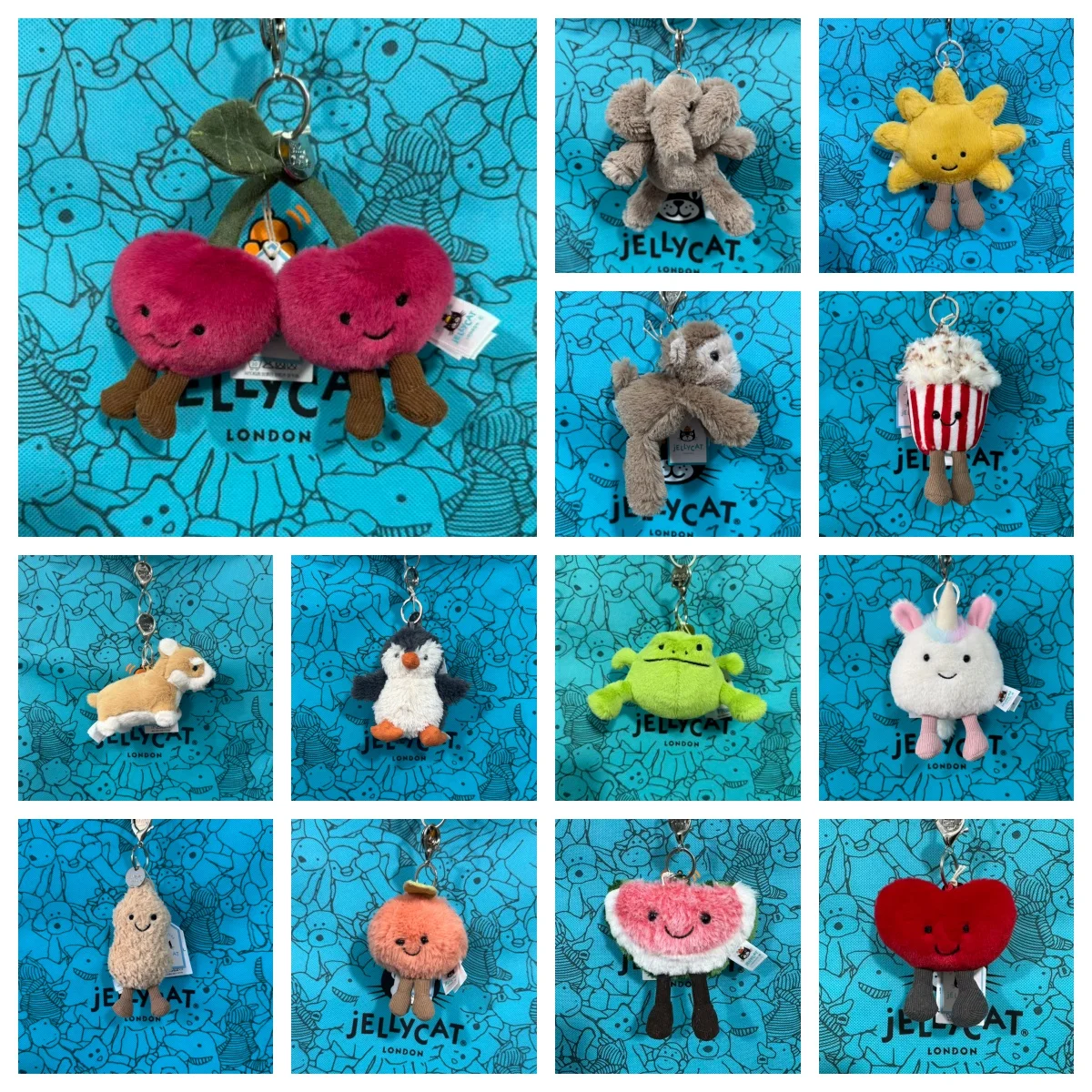 Llavero de peluche de algodón de alta calidad, Dragón Celestial, Juguete de Croissant, Colgante para bolso JC, Llavero de peluche de Osito con forma de Pastel, Decoración y Regalo