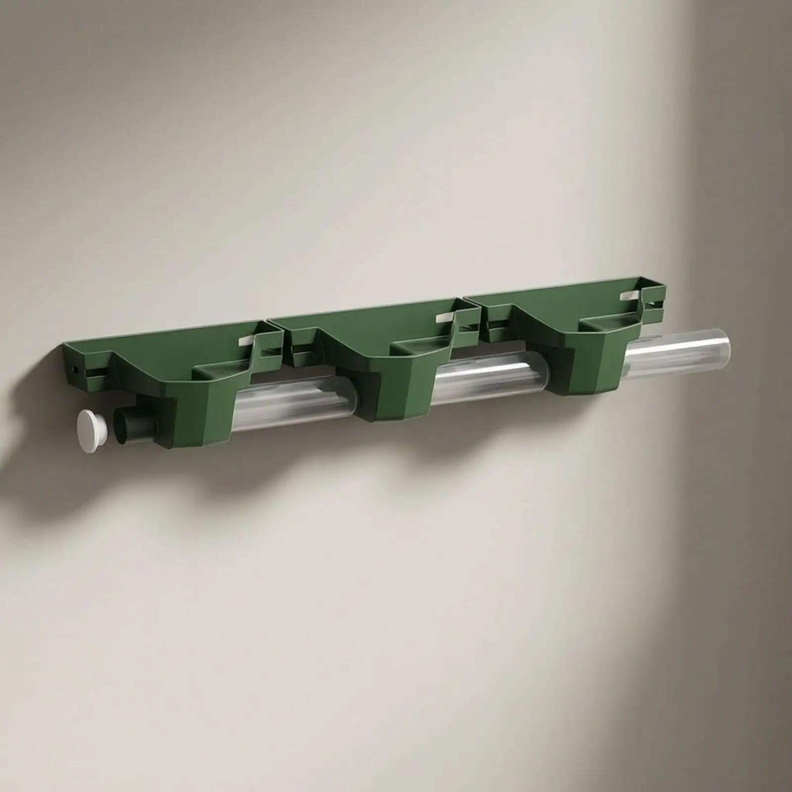 Wall Planter Drainage Box with Connecting Hoses for Vertical Garden Water Runoff Management System
