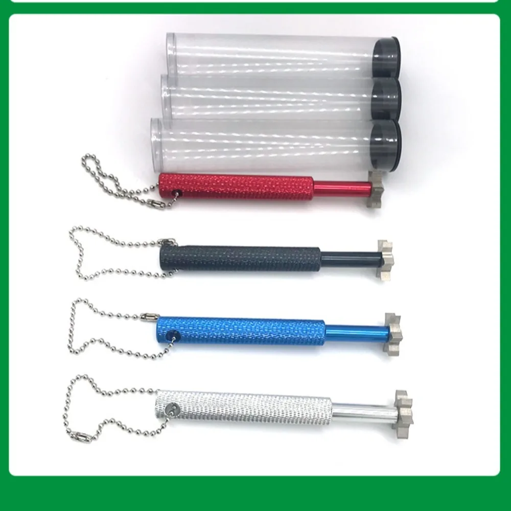 

Strong Golf Club Sharpener Head Cleaning Non-Slip Golf Club Grooving Sharpening Tool 6 Colors Wedge Alloy Golf Sharpener