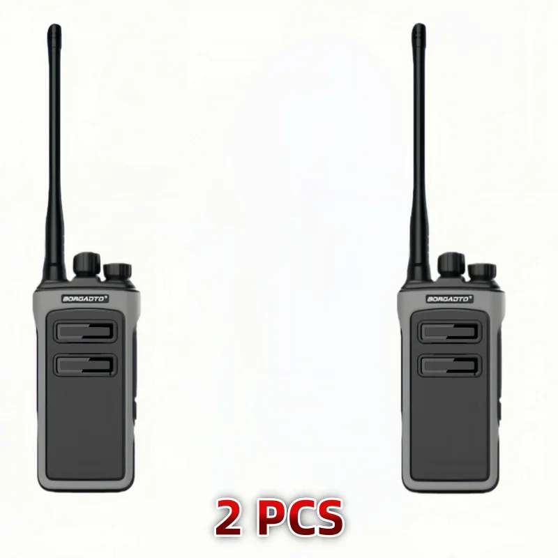 MOTOWEISU Draagbare tweeweg lange afstand krachtige walkie-talkie UHF 400-470 Mhz VOX Helder geluid Upgrade tweewegradio voor buiten