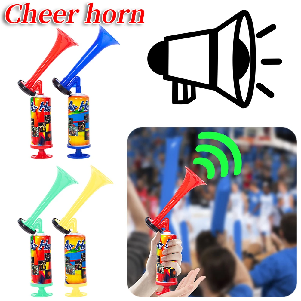 Soccer Game Horn Football Stadium Horn Handheld Soccer Air Cheering Horn Loud Voice Cheering Horn With Loud Voice For Air Pump