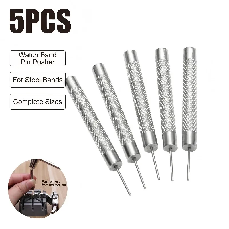 1/5/10pcs Pin Punch Watch Band Pin Pusher for Stainless  Steel Watch Band  Watch Repair Tools for Watchmaker
