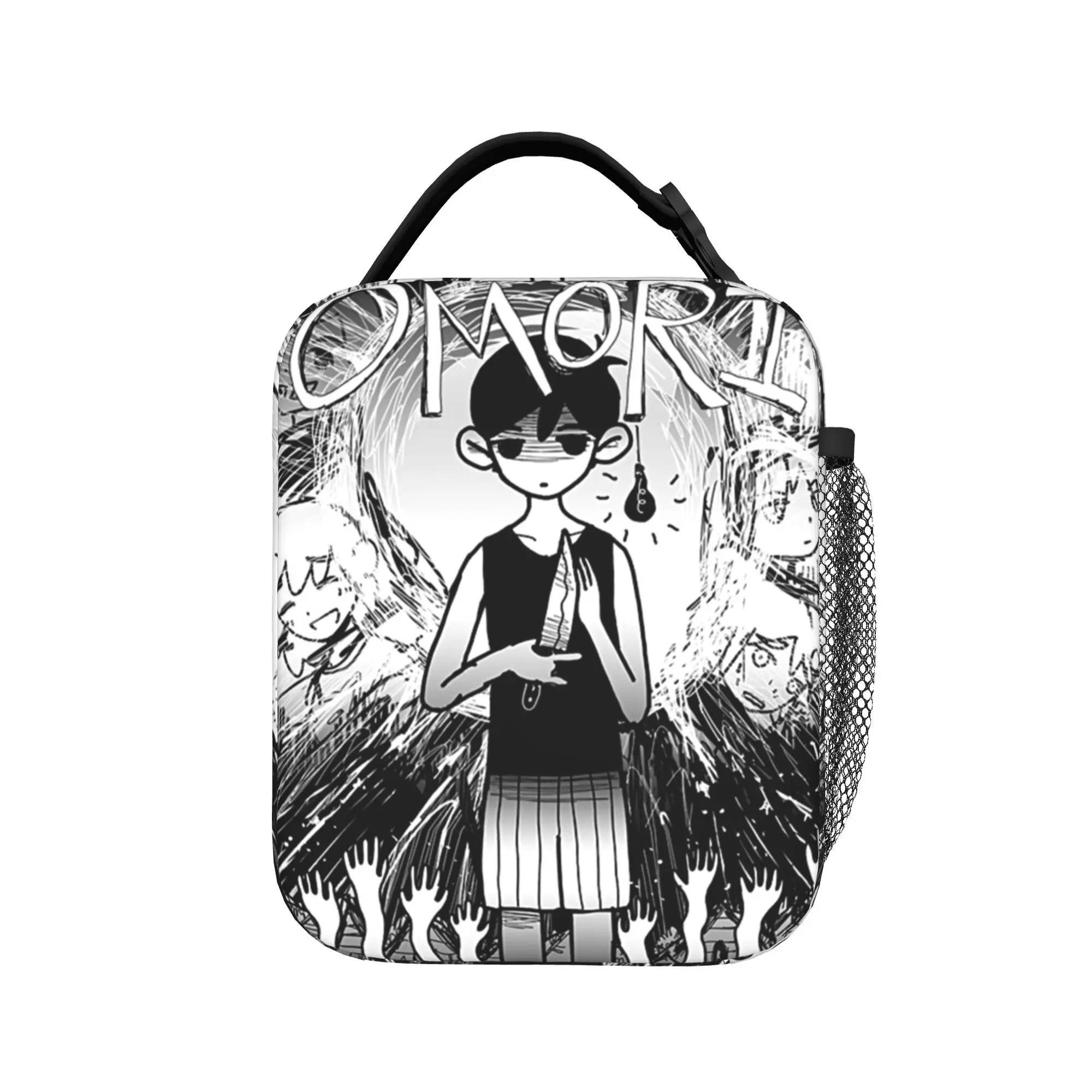Omori Thermal Insulated Lunch Bag for Picnic Horror Game Portable Food Container Bags Cooler Thermal Lunch Boxes