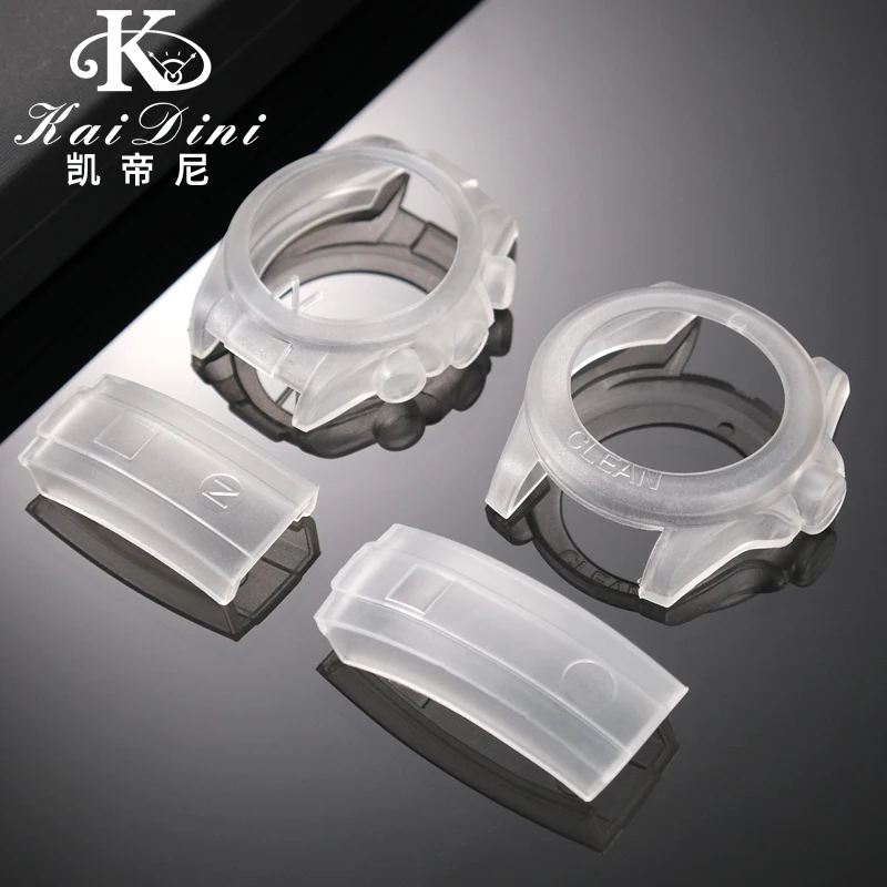 حافظة واقية شفافة مقاومة للخدش من السيليكون المقاوم للماء لساعة رولكس الغواصة دايتونا 40 مللي متر #6