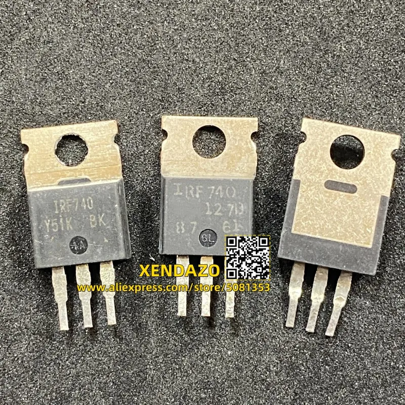 10pieces IRF740 IRF740N IRF740A IRF740B TO-220 N-Channel Power MOSFETs 400V 10A TO220AB Original