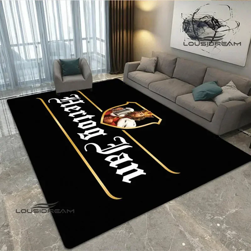 hertog jan LOGO printed carpet Non -slip carpet Fashion yoga mat bedroom decor rugs living room washroom floor mat Birthday Gift