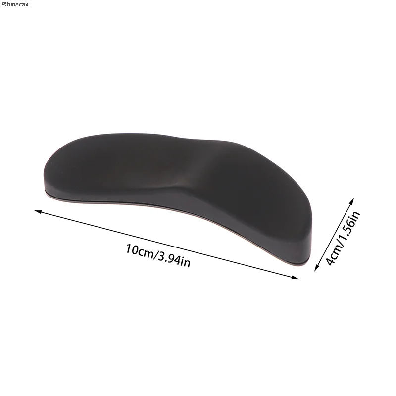 Almofada de pulso de silicone para mouse, descanso de pulso ergonômico, design de superfície tridimensional, adequado para a pele, movimento suave