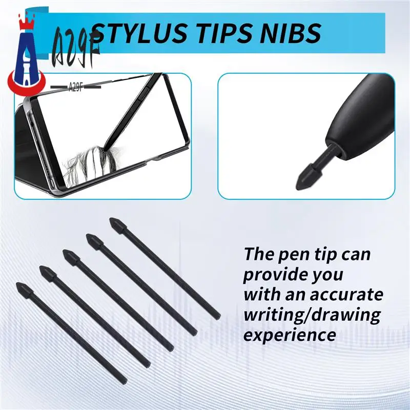 

A29F-Touch Stylus S Pen Tips Nibs+ Pen Clip For Tab S7 S7+/S6 Lite/Note10/Note20 Universal Stylus Tip